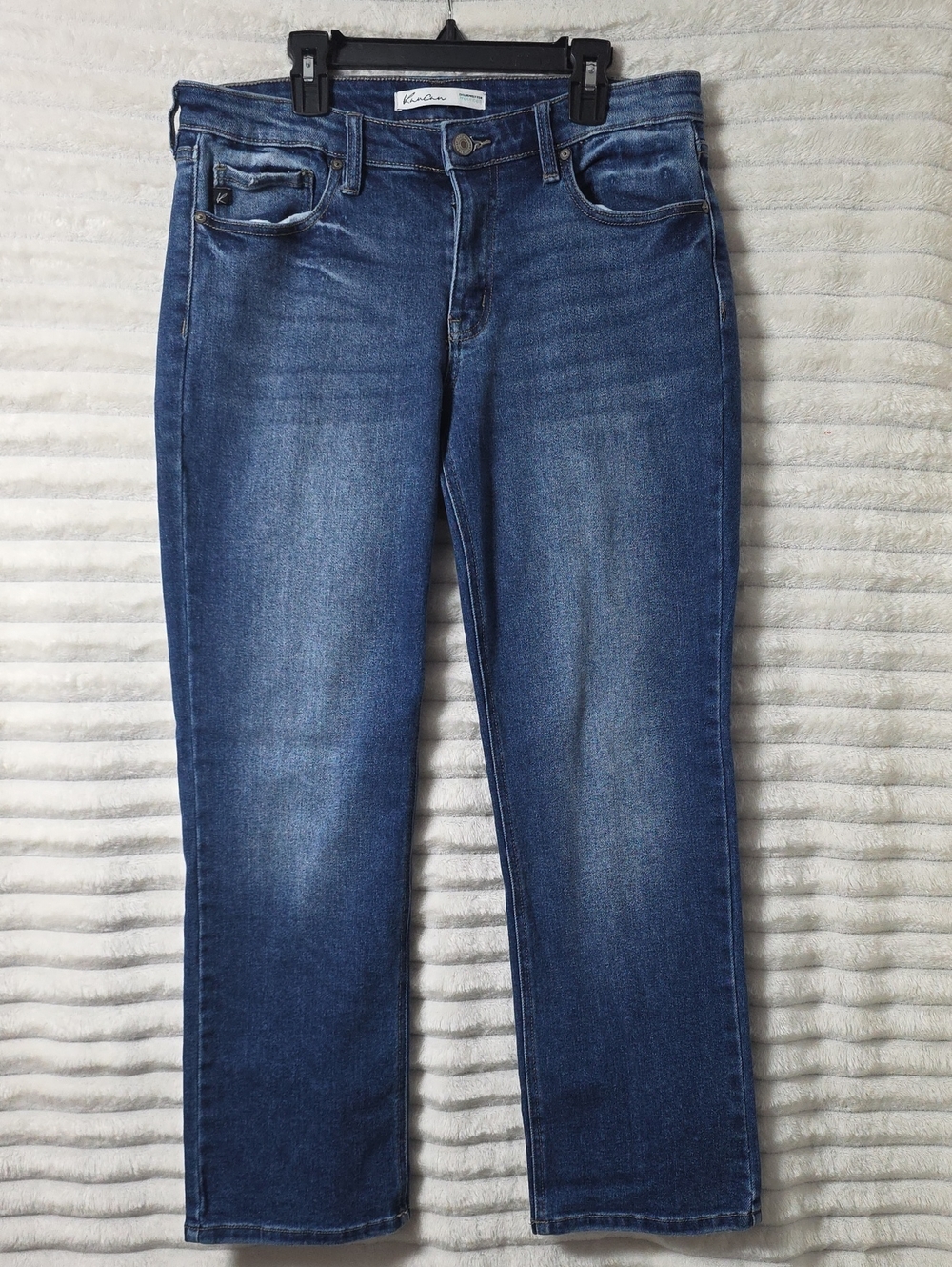 0450‎ KanCan Women's Medium Dark Blue Straight-Leg Jeans